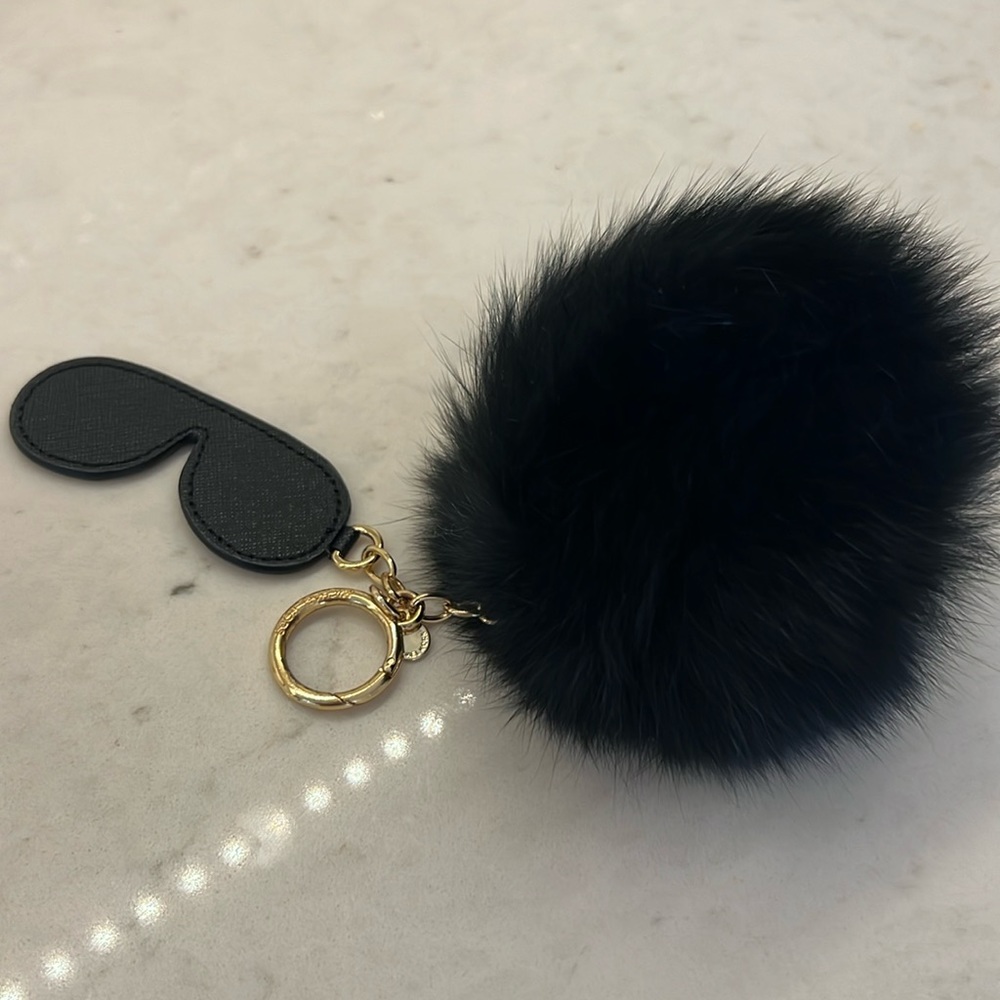 Michael Kors Fur Pom Keychain